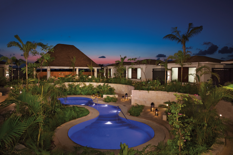 Dreams Playa Mujeres-Watsu Pool-Night-1A-CB Dreams Playa Mujeres