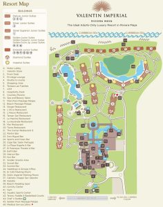 Valentin Imperial Maya Resort Map